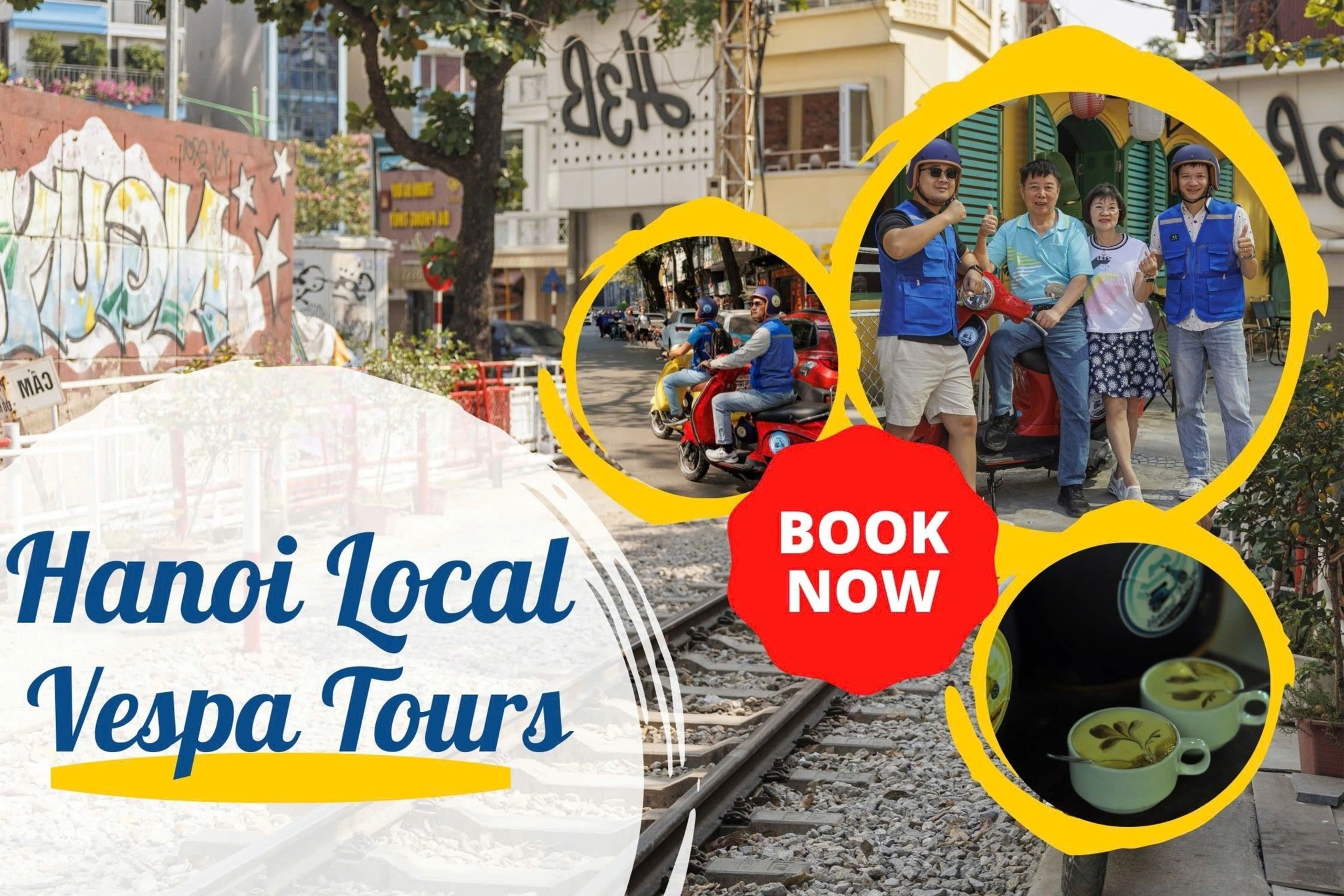 Tour in One Day | Explore Outer Hanoi & Cổ Loa Village via Vespa (4.5 Hours) with Yên Bình Village + Cổ Loa Citadel | Hanoi